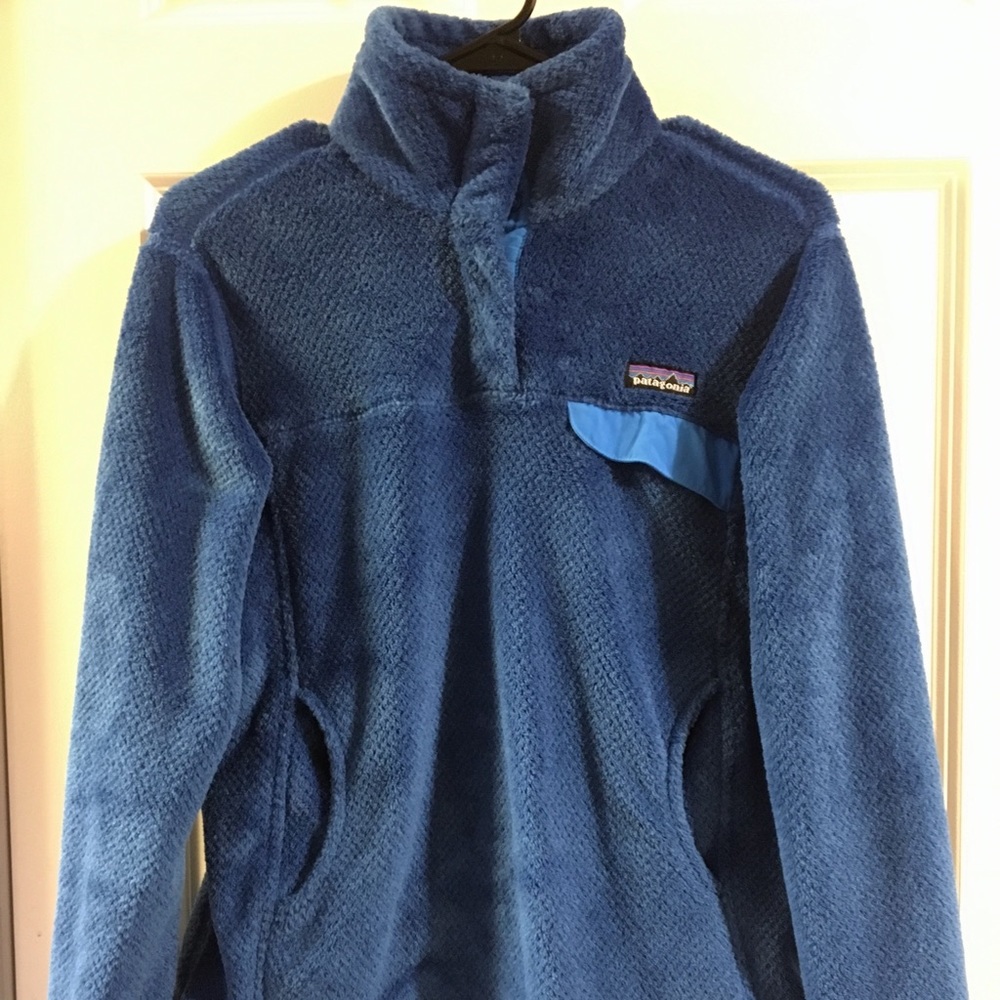 Patagonia Re-Tool Snap-T Fleece Pullover Blue Med